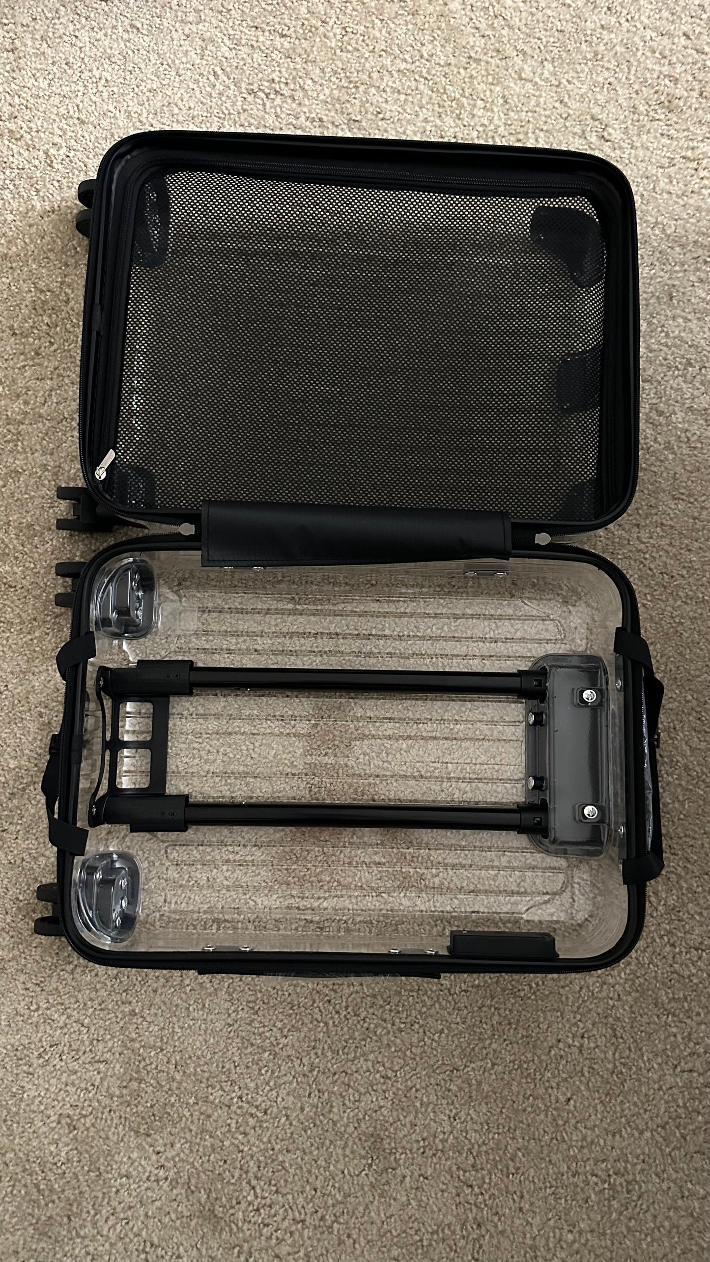 Clear Carry-On Luggage
