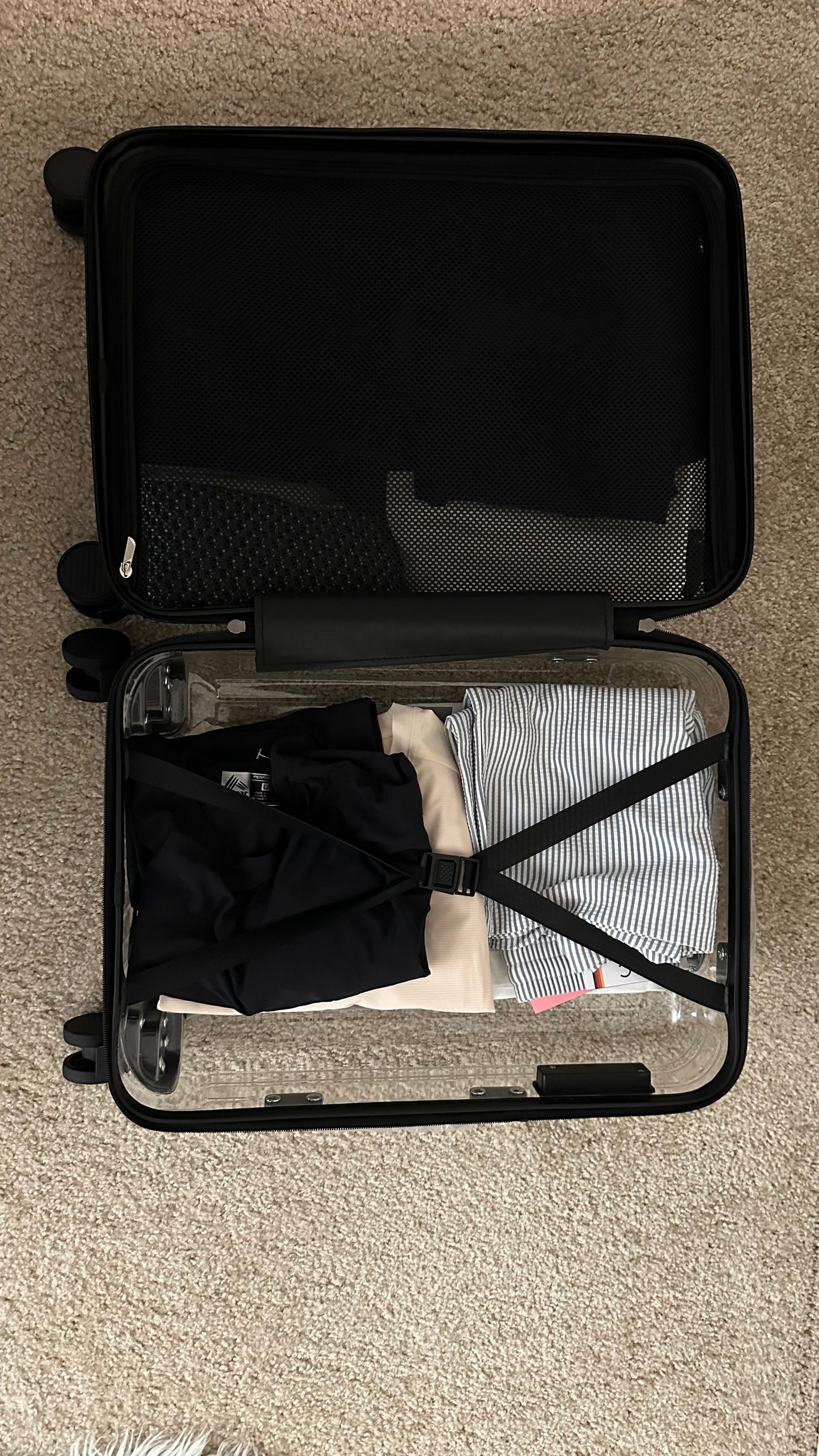 Clear Carry-On Luggage